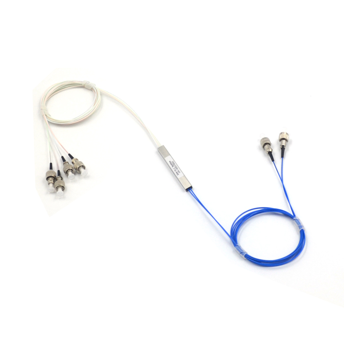 2x4 Blockless Mini 0.9mm PLC Fiber Splitter