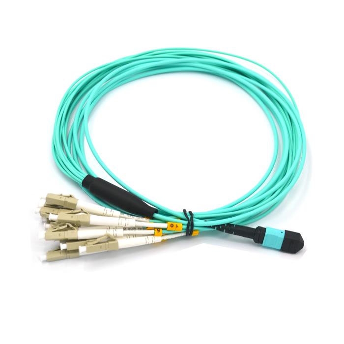 12core MPO-LC 10GB OM3 3.0mm Breakout Cables