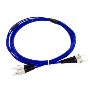 Cables de conexión de fibra óptica blindados dúplex monomodo ST/UPC-FC/UPC