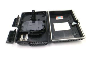 FTTH Fiber Optical Outdoor Black Color de 16 puertos Caja de distribución montada en la pared