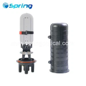 Caja de cierre de empalme de unión vertical de fibra óptica GJS-D001