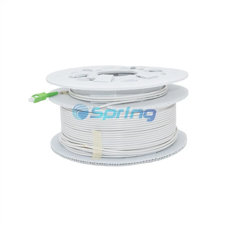 1F Ruggedized Drop 4.8mm SCAPC Clear Curve Fiber Optic Jumper Cables