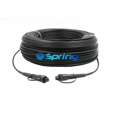 FTTA Cable de fibra óptica IP67 premontado FO Drop Bayoneta externa tipo SC / APC
