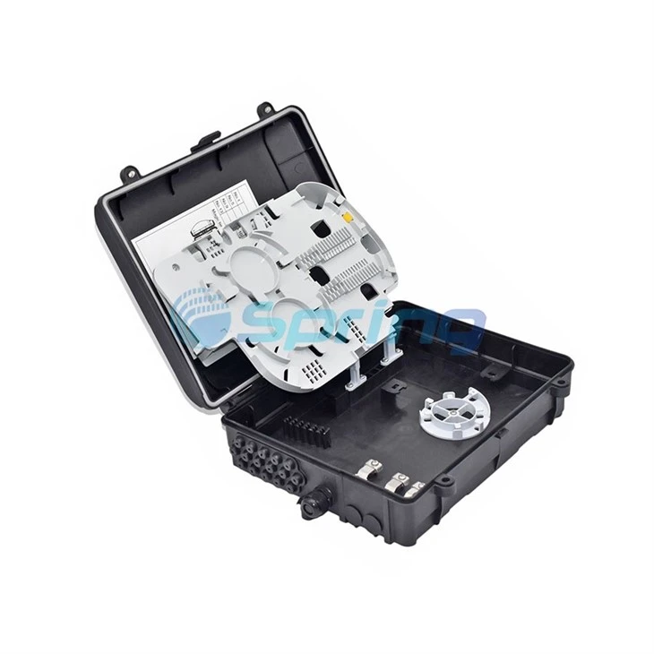 16core Fiber Splice Distribution NAP Box Aerial Mounted With PLC Splitters