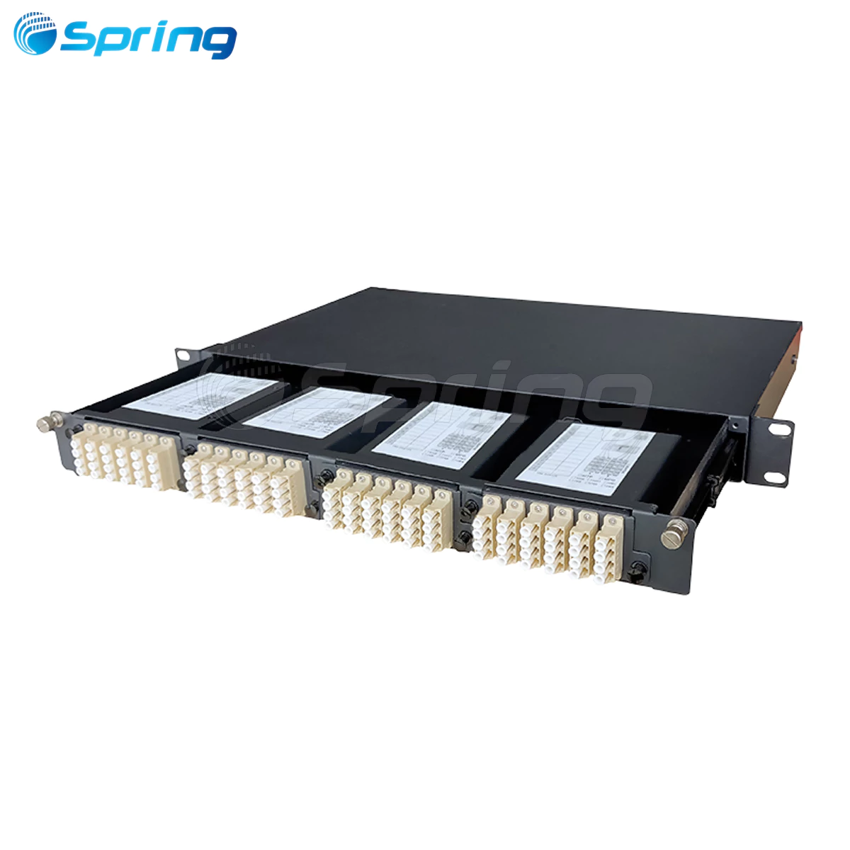 Panel de conexión de casete MPO para sistemas de fibra modulares pre-terminados
